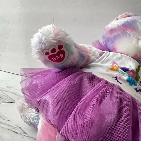 Build A Bear Workshop Pastel Swirl Kitty Cat BAB Plush Stuffed Animal Size 16" - Picture 3 of 11